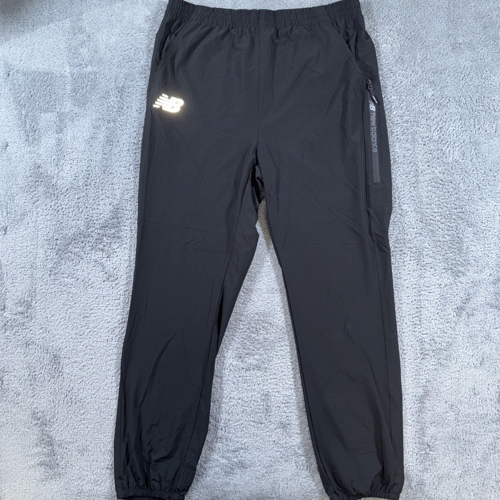 NEW BALANCE All Motion JOGGERS Mens Running Vented Pants Black Size XL